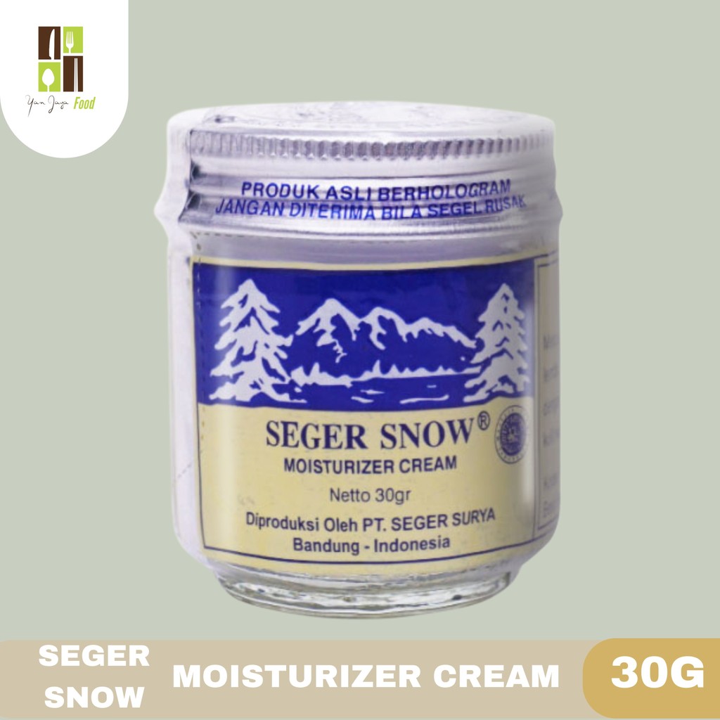 Seger Snow Moisturizer Cream (Botol Kaca) 30gr / Moisturizing Cream