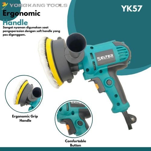 Mesin Poles Mobil Polisher 5 INCH Alat Poles Cat Mobil Full Set Car Alat Disc Disk kaca motor