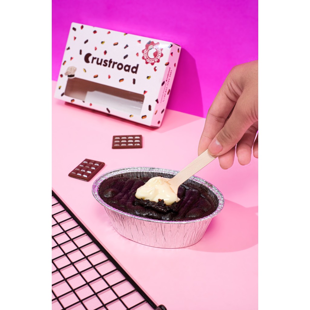 

CHEESE LAVA | Brownies Panggang | Brownies Keju Leleh | Brownies Fudgy | Crustroad Brownies Panggang