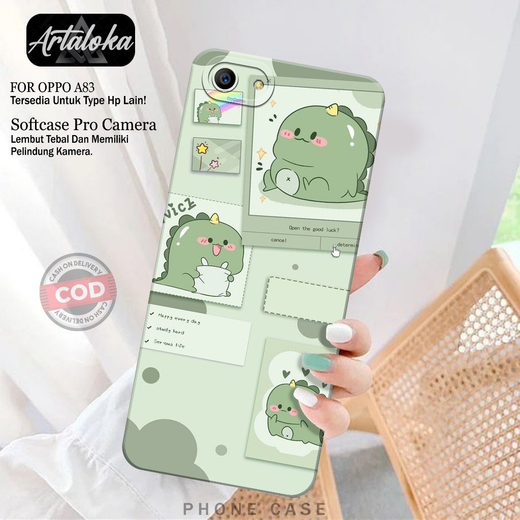 Case Hp OPPO A83 Fashion Case Kartun Softcase OPPO A83 Silikon TPU Pro Camera Casing OPPO A83 Cover 