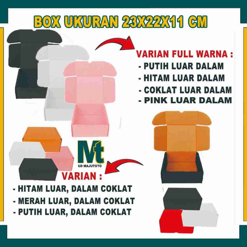 

Box 23x22x11 Cm / Box Lipat Samping / Box Tas / Box Hampers / Box Accesories