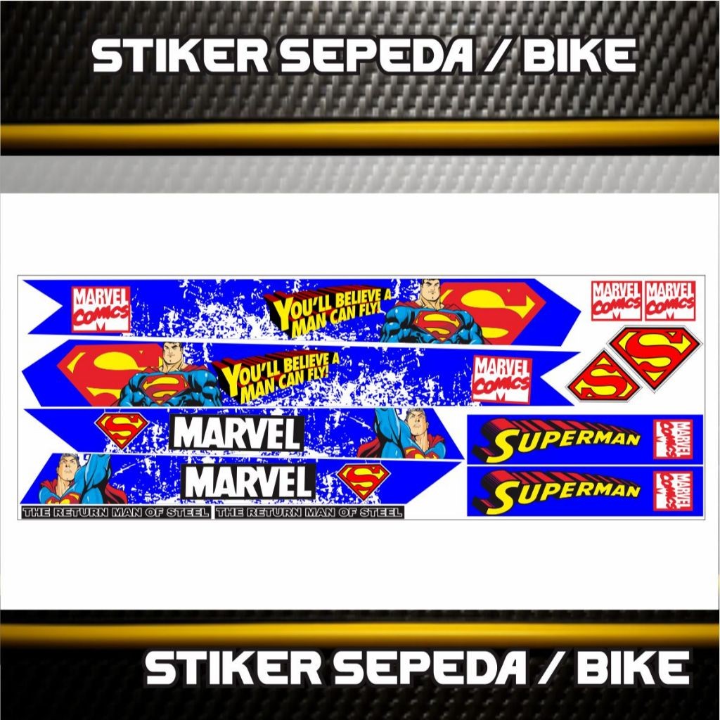 STIKER STRIPING SEPEDAH VARIASI / STRIPING SEPEDAH LIST STIKER SEPEDAH