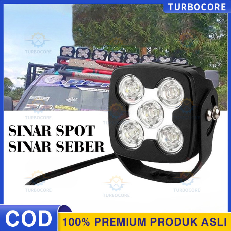 50 Watt 100% ORI Lampu volvo alat berat Sorot Heavy Duty Offroad Tembak dotrek mobil volt truk Balak