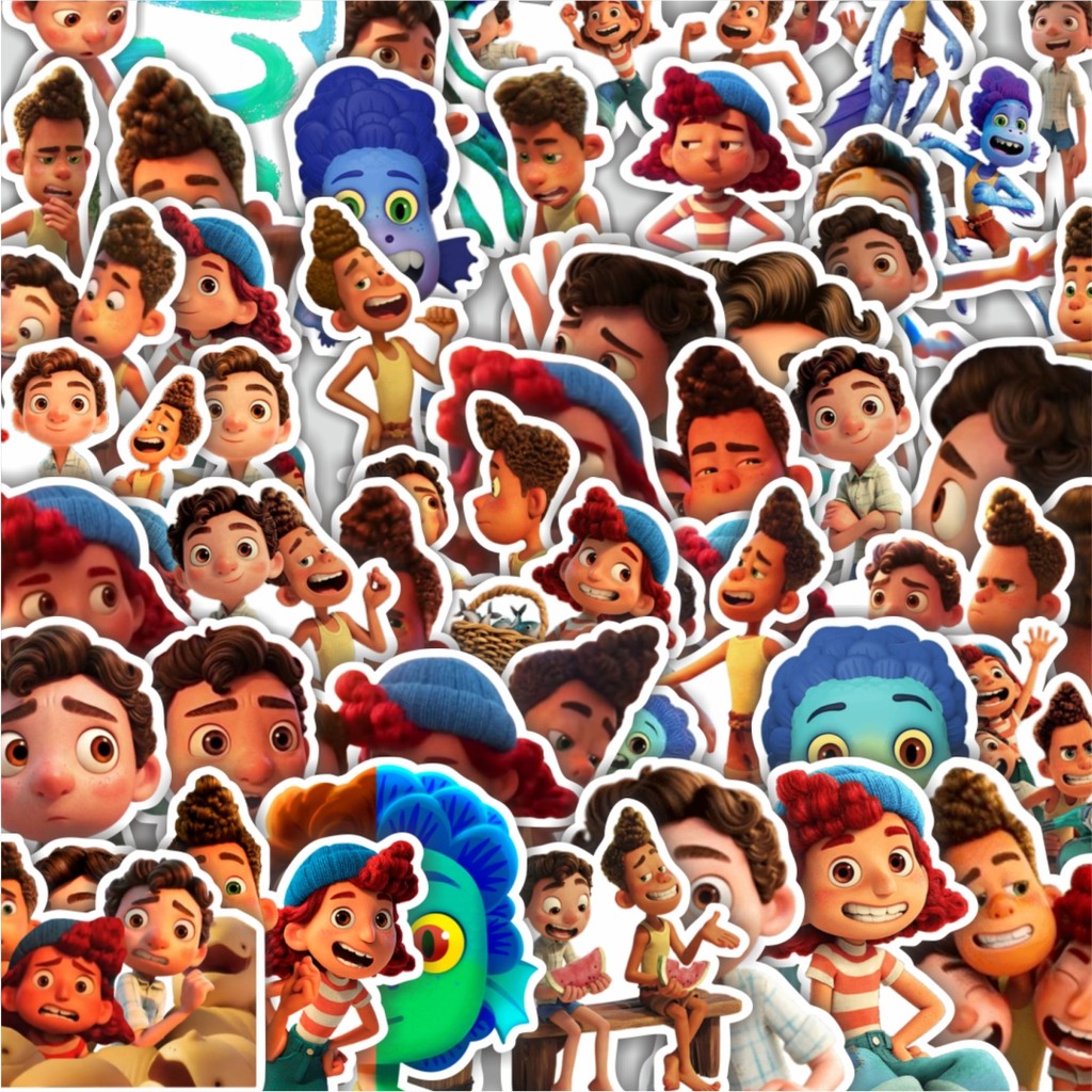 

Stiker Cutting Pack Stiker Kartun Luca Isi 100Pcs Series Aesthetic Lucu Keren Untuk Koper Bahan Vynil