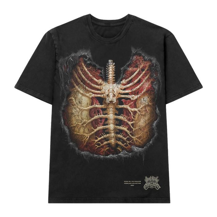 (COD) [Official BMTH] Ribcage T-Shirt | Bring Me The Horizon - Merchandise Original Resmi - S