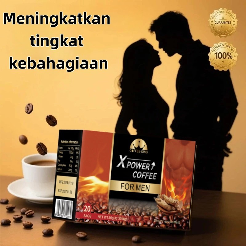 

20 Kantong Kopi Hitam Asli Kopi Ginseng Dan Tiram Meningkatkan Daya Tahan Tubuh Pria Menjadikan Lebih Kuat Dan Tahan Lama Tanpa Efek Samping