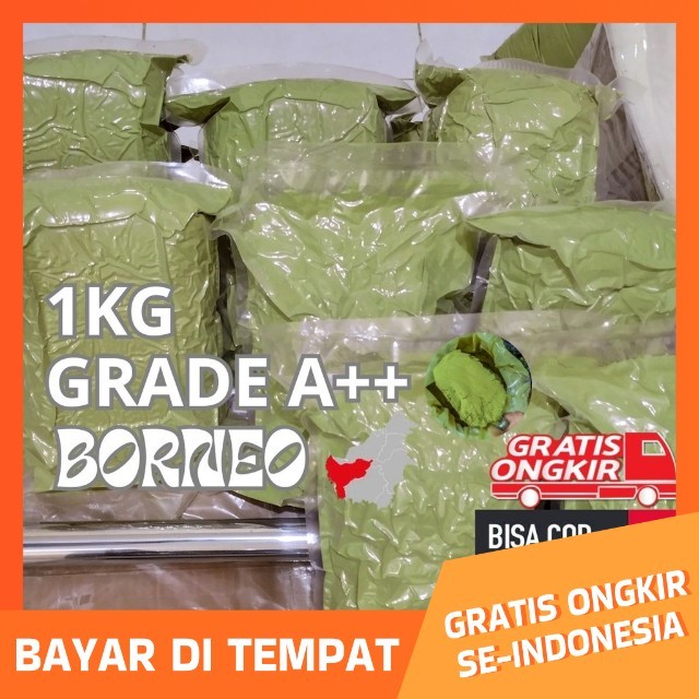

kraton Purik Kalbar Green Asli Hulu Keratouhm Powder A+++(S+) 1kg