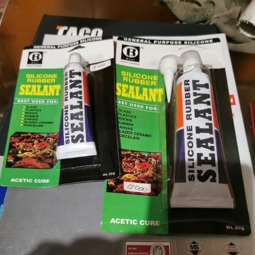 

LEM KACA SEALANT SILICONE RUBBER SEALANT 35GR DAN 85GR