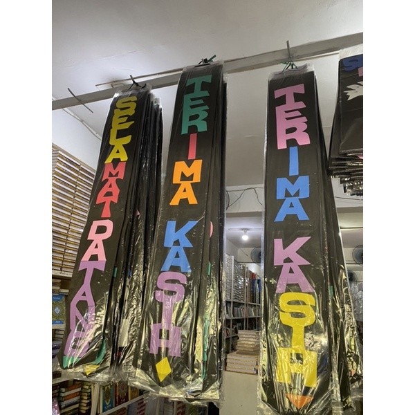 Banner Ucapan Selamat datang - Terima Kasih - Mohon Doa Restu