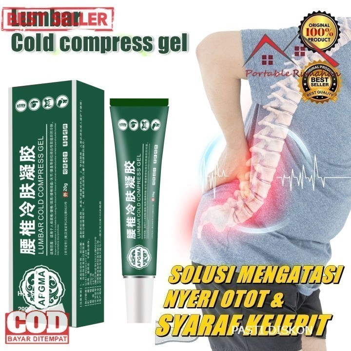 Lumbar Spine Cooling Gel Cold Compress Gel Ori Salep Lumbar Original Lumbar Cream LUMBAR APDMP APGAR