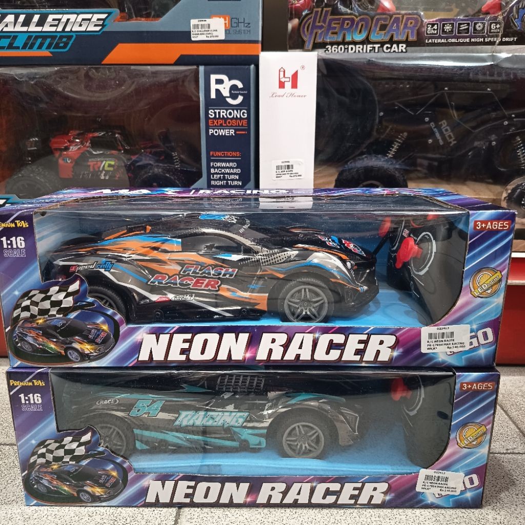 Mobil Rc Remot Terbaru Mobil Balap Neon Racer Dan Spray Runner