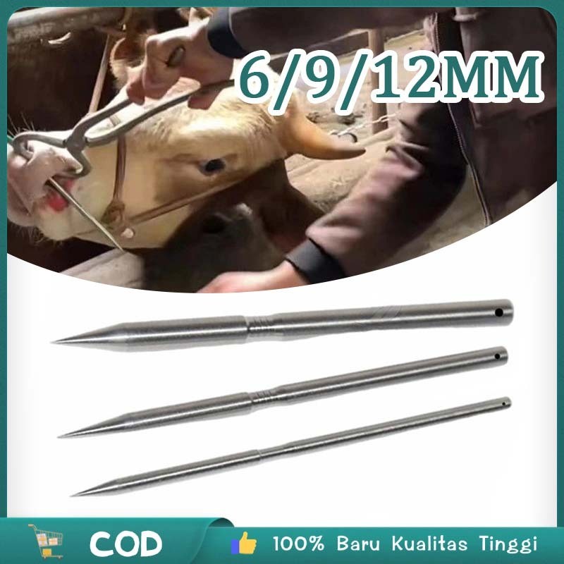 Jarum Tindik Hidung Sapi Alat Tindik Hidung Sapi 6mm 9mm 12mm Tindik Hidung Kerbau Jarum Tindik Hidu
