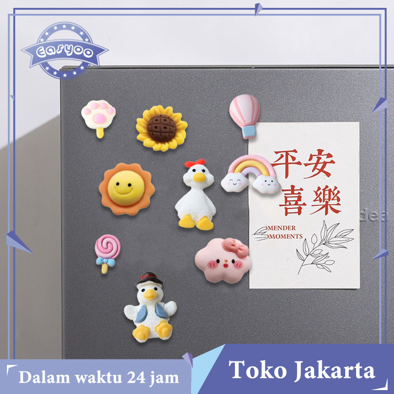 Magnet Kulkas Tempelan Kulkas Magnet Lucu 3D Hiasan Kulkas Magnet Aesthetic Hiasan Kulkas Magnet Aes