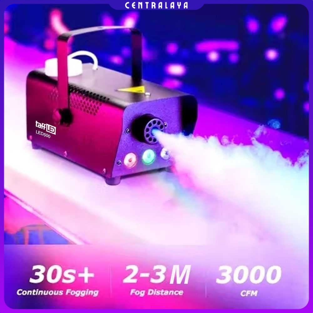 TaffLED Sistem Fogger Panggung Stage Machine Ejector with RGB LED - KY-LED500
