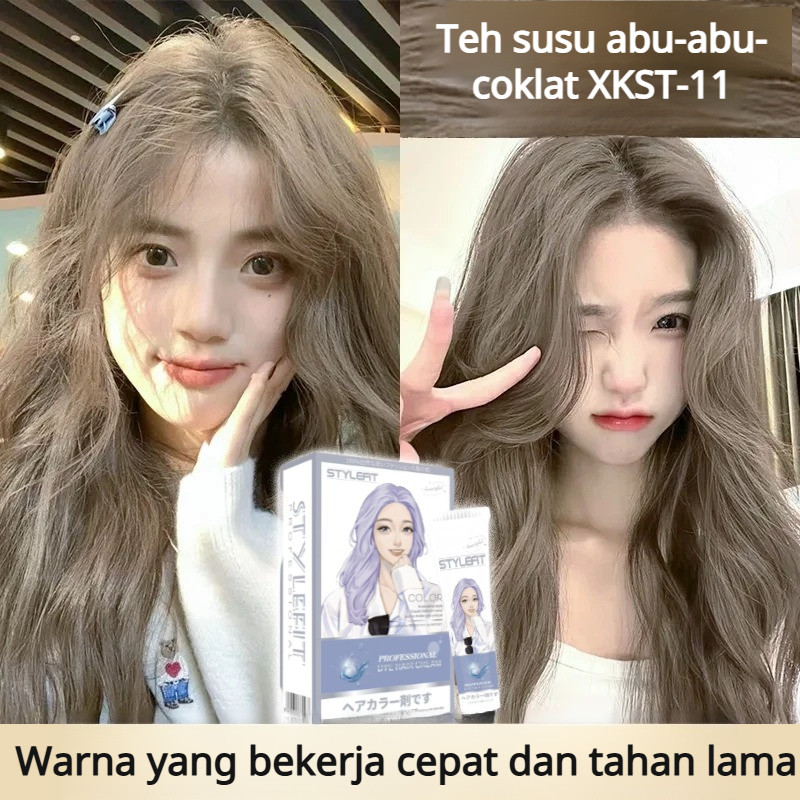 Pewarna rambut STYLEFIT warna rambut retro populer krim pewarna rambut okelat warna rambut populer k