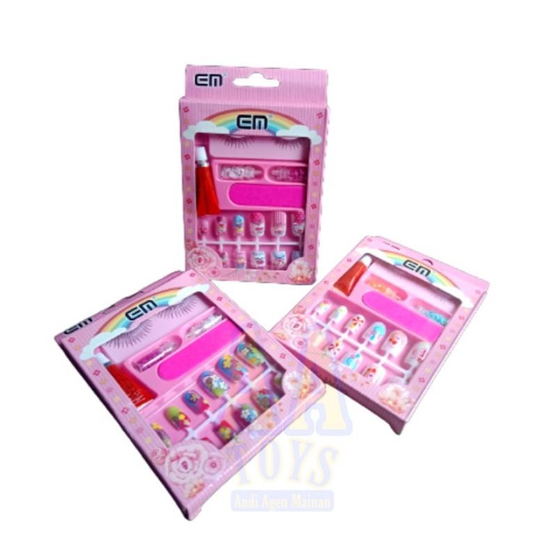 MAINAN ANAK PEREMPUAN KUKU KUKUAN MURAH/kuku palsu