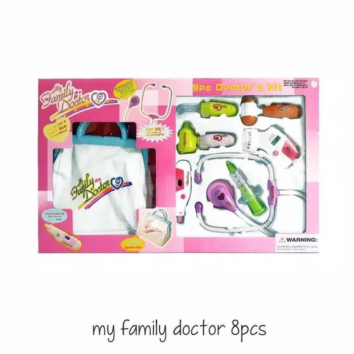 Mainan Dokter Anak Edukatif Dengan Tas Set Peran Profesi Dokter Laki Laki Perempuan Kids Toys Kado Ulang Tahun Murah Import Premium