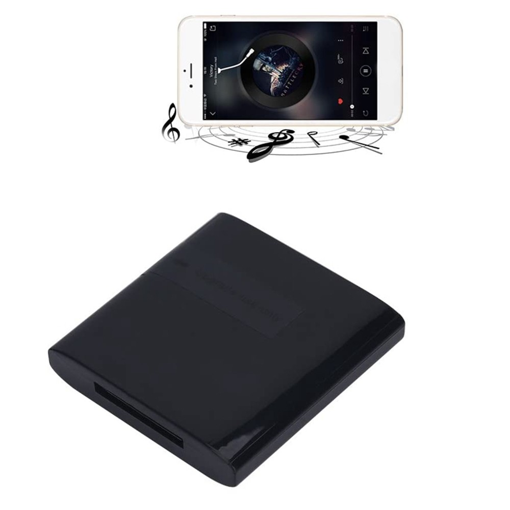 AU67-30-Pin Bluetooth Adapter Wireless Music Receiver Stereo For Iphone And Other 30-Pin Dock Speake