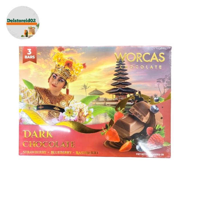 

Worcas chocolate dark chocolate 3 bars (3 x 50gr) 150gr