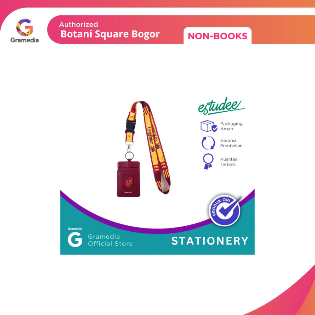 

PROMO!Gramedia Bogor - Estudee Mini Pouch + Lanyard Harry Potter GryffindorREADY