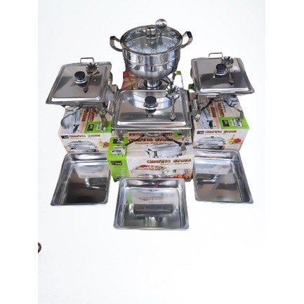 Prasmanan Set paket jumbo 3pcs + bulat SUPRA 28cm