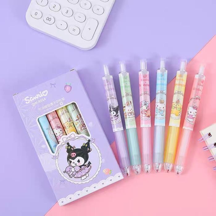 

Pulpen Set isi 6 Sanrio Lucu / Cute Set Ballpoint Pen by Summerstore official