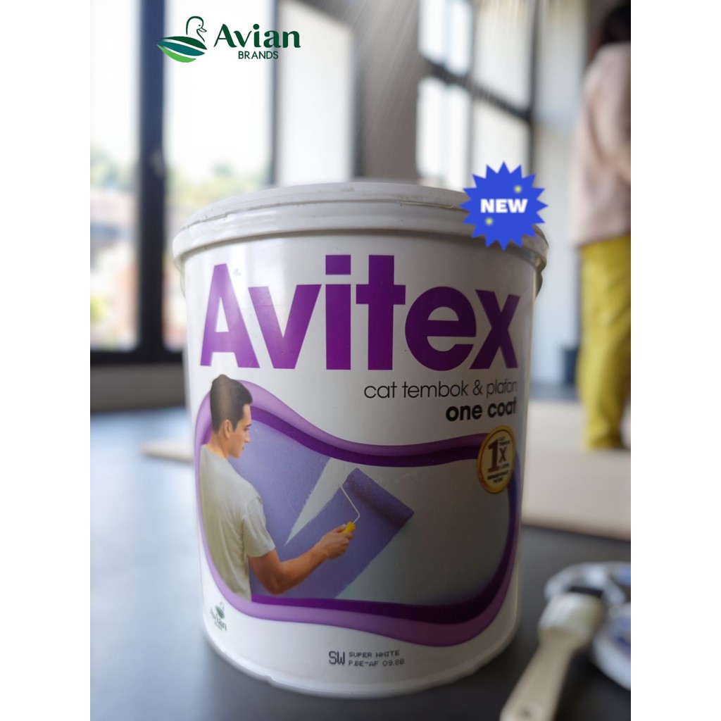 Cat Avitex One Coat Cat Tembok & Cat Plafon Super White