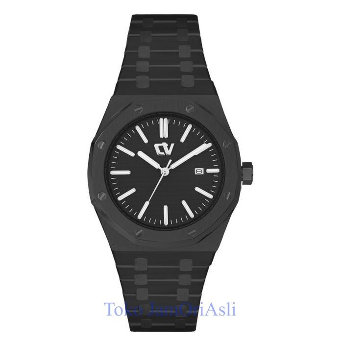 Promo Original Jam Tangan Pria Christ Verra CV 10812G-16 BLK Garansi Resmi 2 Tahun