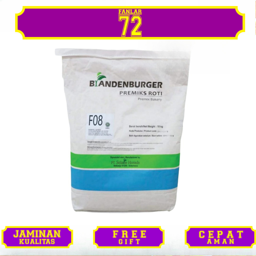 Susu Bubuk Brandenburger F08 10kg - Premix Bakery Bahan Kue