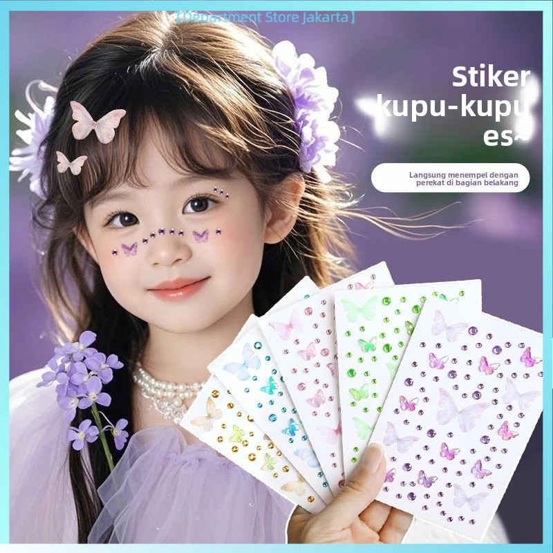 

Diamond 3D Crystal Face Sticke,Stiker Wajah Makeup,Stiker Mata Berlian Mutiara Stiker,DIY Manik Manik Stiker Wajah ,Stiker Berlian Wajah,Manik Manik Mutiara Setengah Untuk Nail Art Make Up Cosplay Makeup