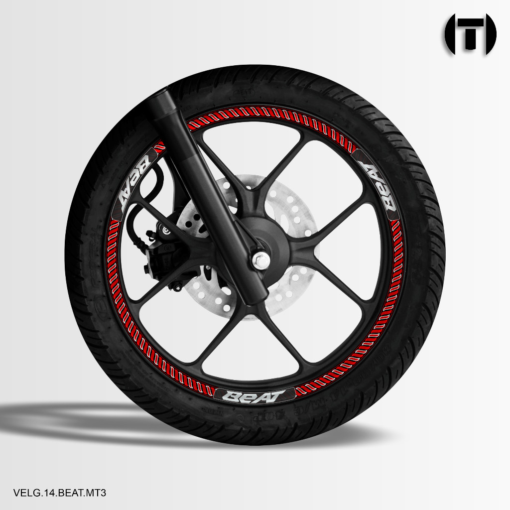 STICKER VARIASI VELG MOTOR SEMUA TYPE RING 14 BEAT VELG.14.BEAT.MT3
