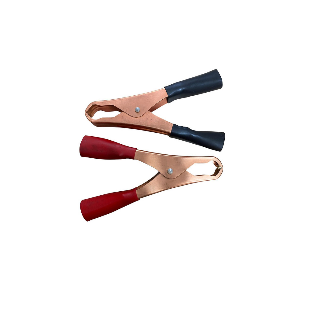 Jepit Aki Besar 10cm Tembaga + Hitam Merah | Jepitan Accu Mobil Motor Kuat