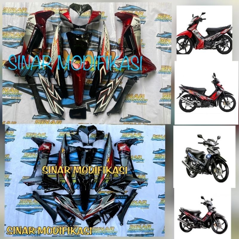 Cover body full halus Motor Supra X 125 R / 125 Batman 2008 - 2014 karburator