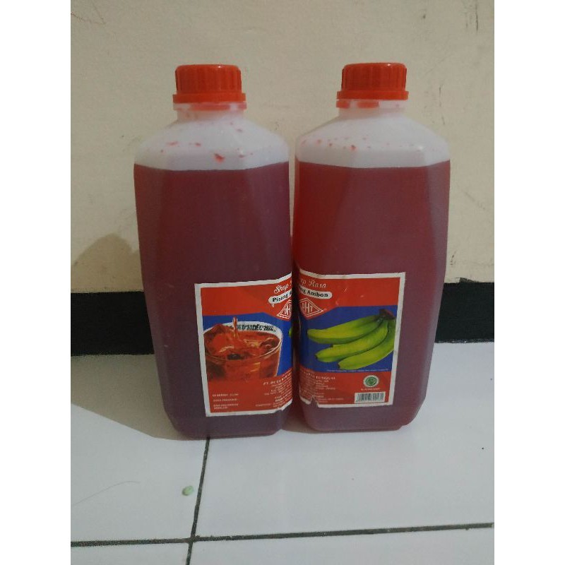 Sirup DHT Pisang Ambon (sirup legend aseli Makassar) isi 2 liter
