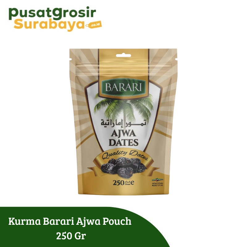 

Kurma Barari Ajwa Pouch 250gr Kurma Nabi Ajwa