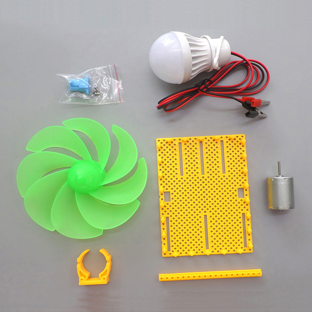 Wind Turbine Generator DIY Student Physical Experimental Teaching Supplies Part 12CM Turbine Large W