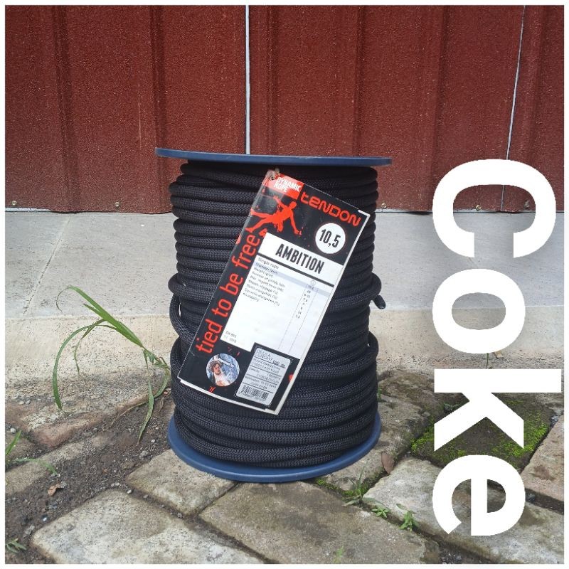 Tali Karmantel Dinamis Tendon Ambition 10,5mm Tali Carmantle dinamic Panjang 50m 100m 150m 200m