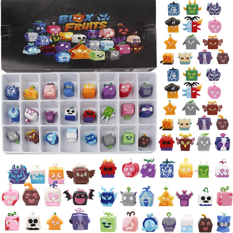 2025 new model Blox Fruit Figures Set Toy Blox Fruit Figurine Fruit Blox Fruit Kitsune PVC Toy Figur