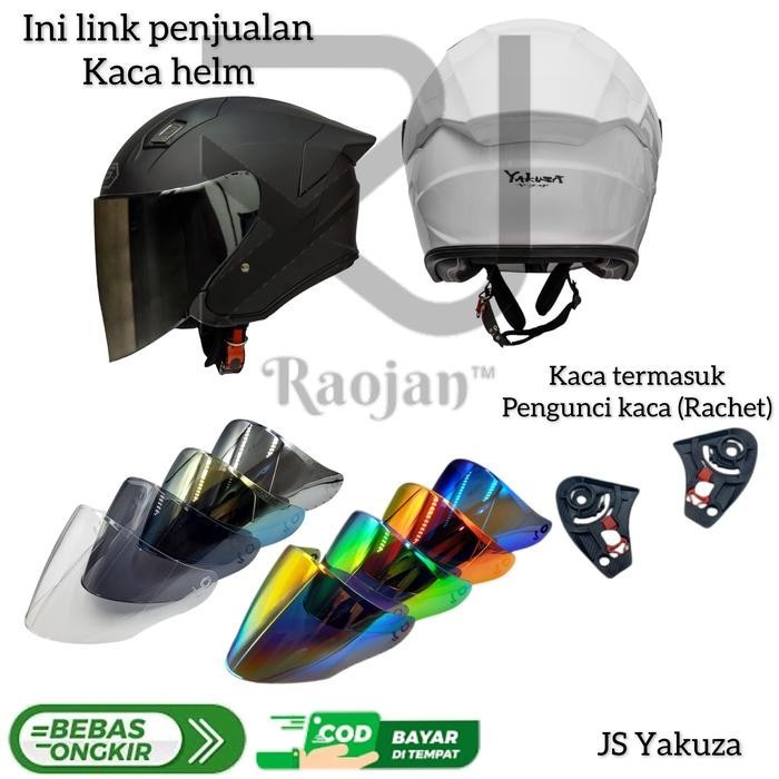 Kaca helm JS Yakuza Visor helm JS Yakuza