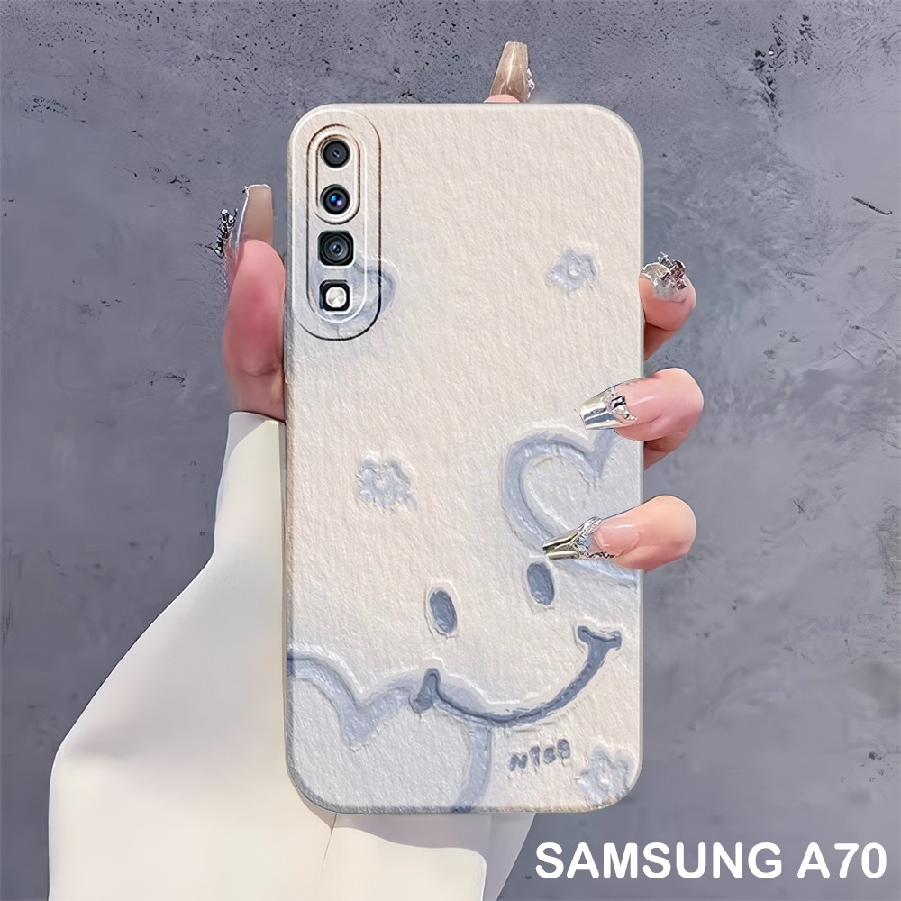Cassing Hp Samsung A70 A50 A50S A30S A7 2018 2019 - Protect Camera - Case Aesthetic - Case macaroon 