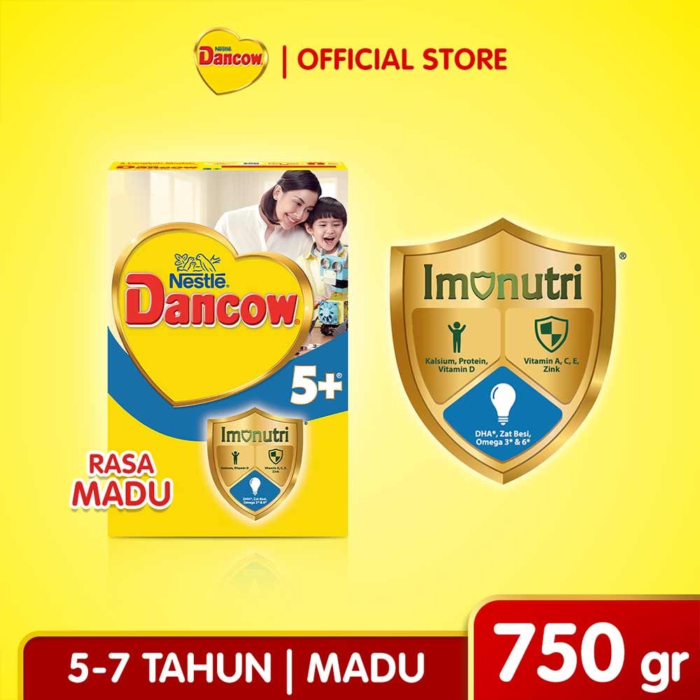 DANCOW 5+ SUSU BUBUK INST CALCI-N MADU 750g
