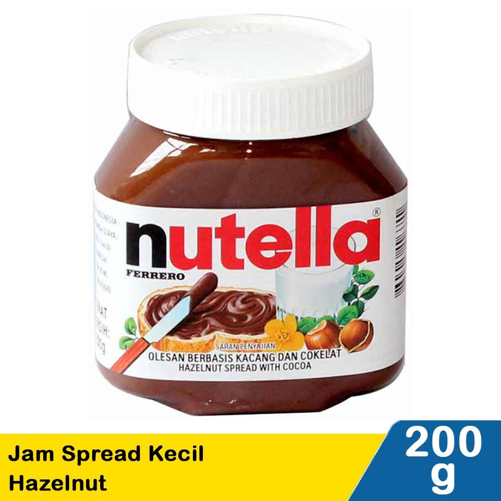 NUTELLA JAM SPREAD KECIL HAZELNUT 200g