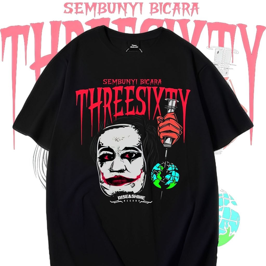 LeaveToYouStore T-shirt Band THREESIXTY ACOUSTIC VERSION | POP PUNK COMBED 24s DTF