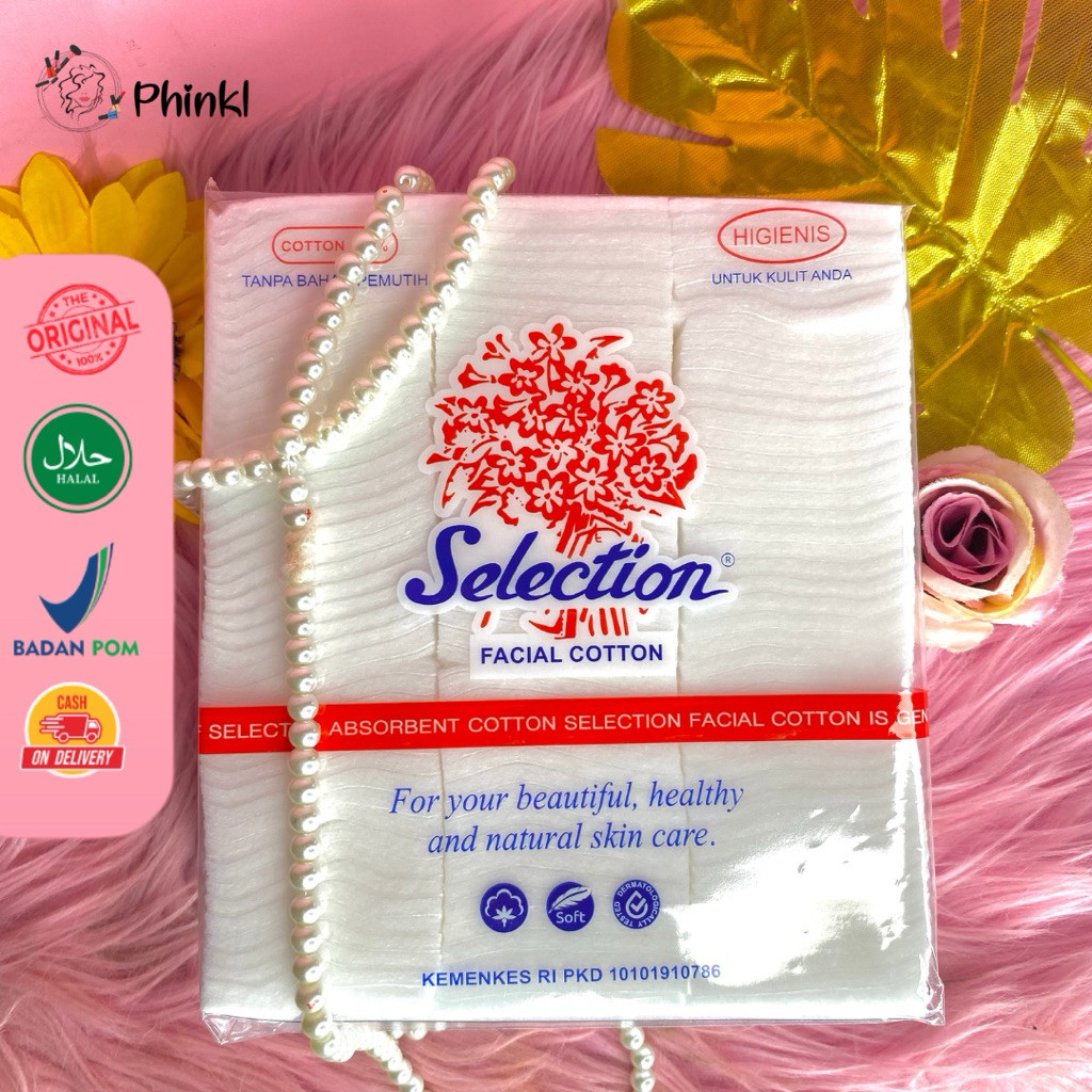 `ღ´ PHINKL `ღ´ Selection Kapas Cotton ukuran 75gr {Grosir} isi lebih besar dan hemat bahan lembut