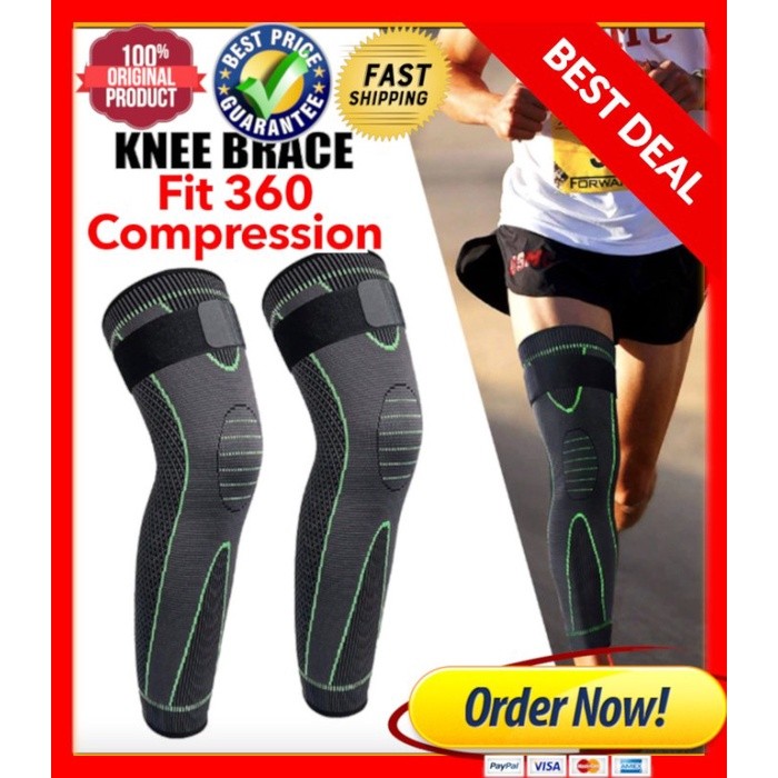 BERGU_IDPremium Knee Brace | Peyangga Lutut | Knee Wrap Brace Pelindung Lutut