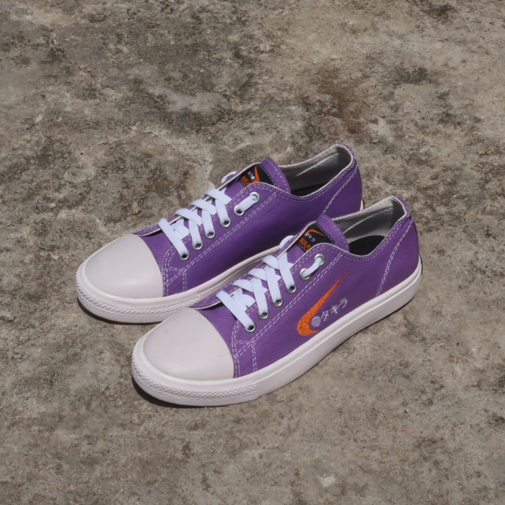SEPATU SNEAKERS ORIGINAL PRIA WANITA  WARNA UNGU / SEPATU CANVAS  / SEPATU SEKOLAH / SEPATU KERJA PE