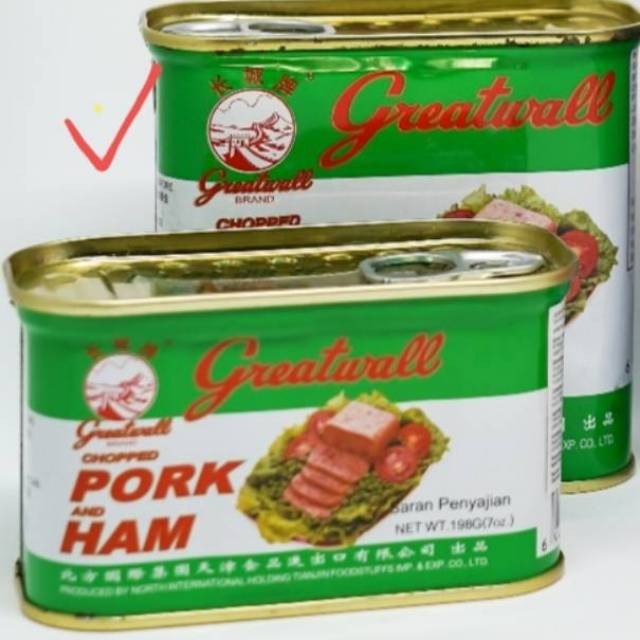 GREATWALL Chopped Pork&Ham / Daging Babi Cincang - 340gr