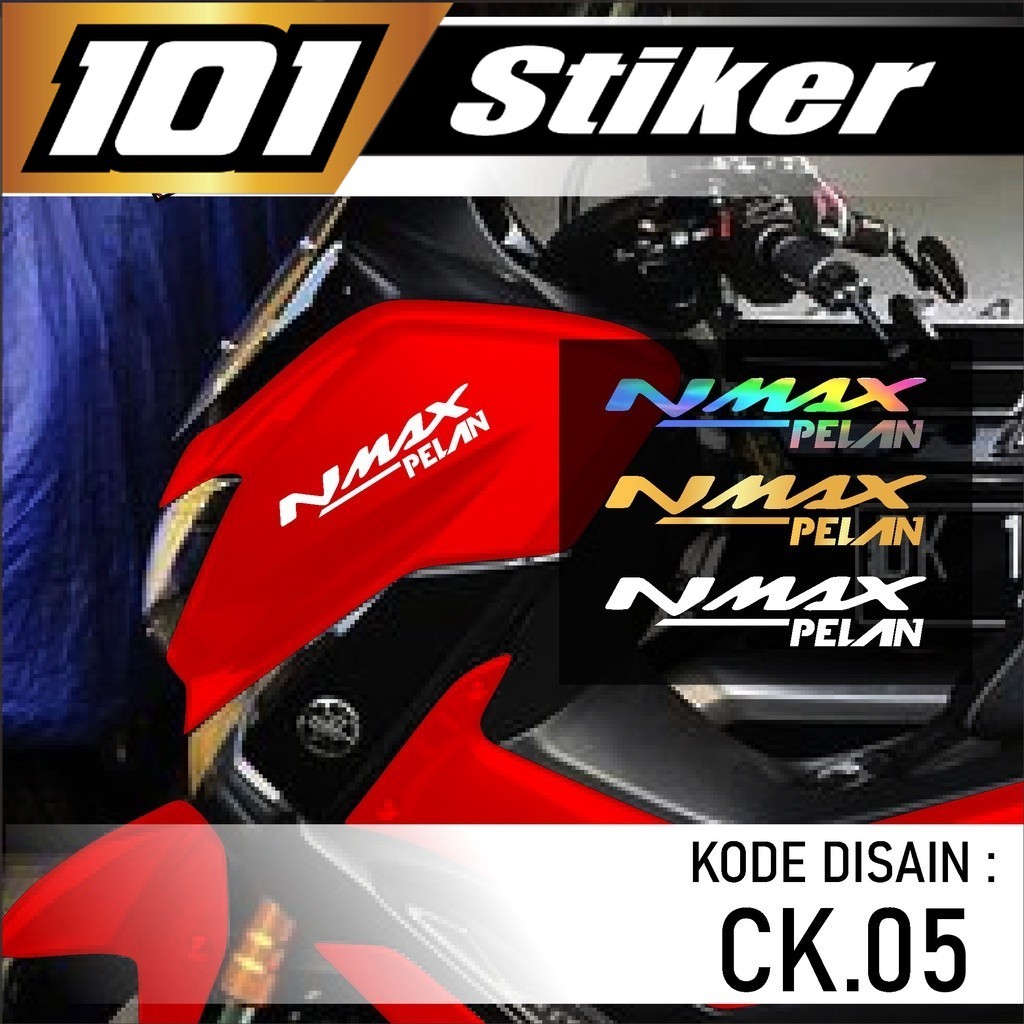 ( BISA COD ) Cutting Sticker Stiker - Sticker Logo Stiker Sticker Motor Mobil Laptop NMAX PELAN Orig