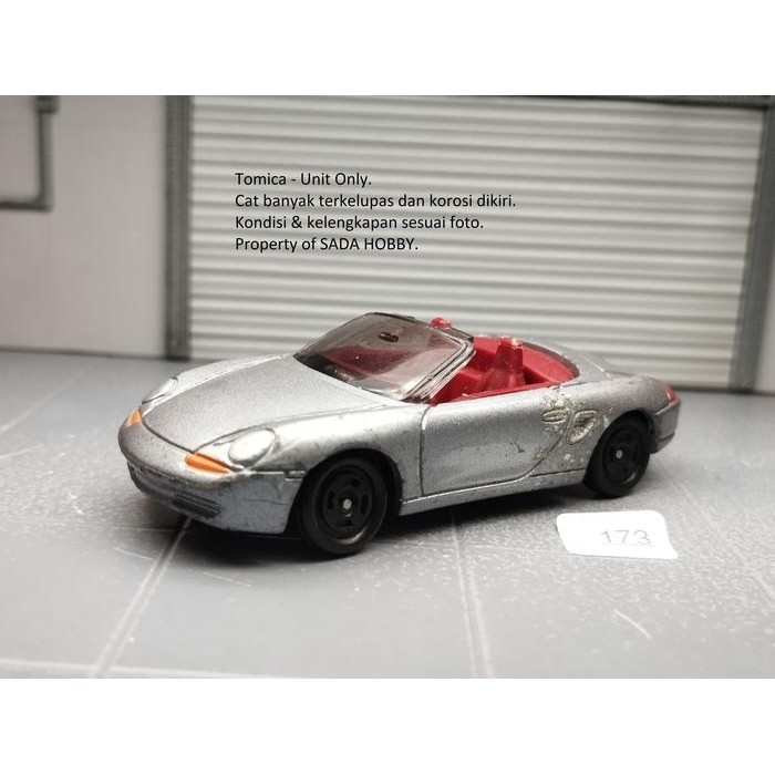 DCT... Tomy Tomica No 91 Porsche Boxster Silver Unit Only JUNK