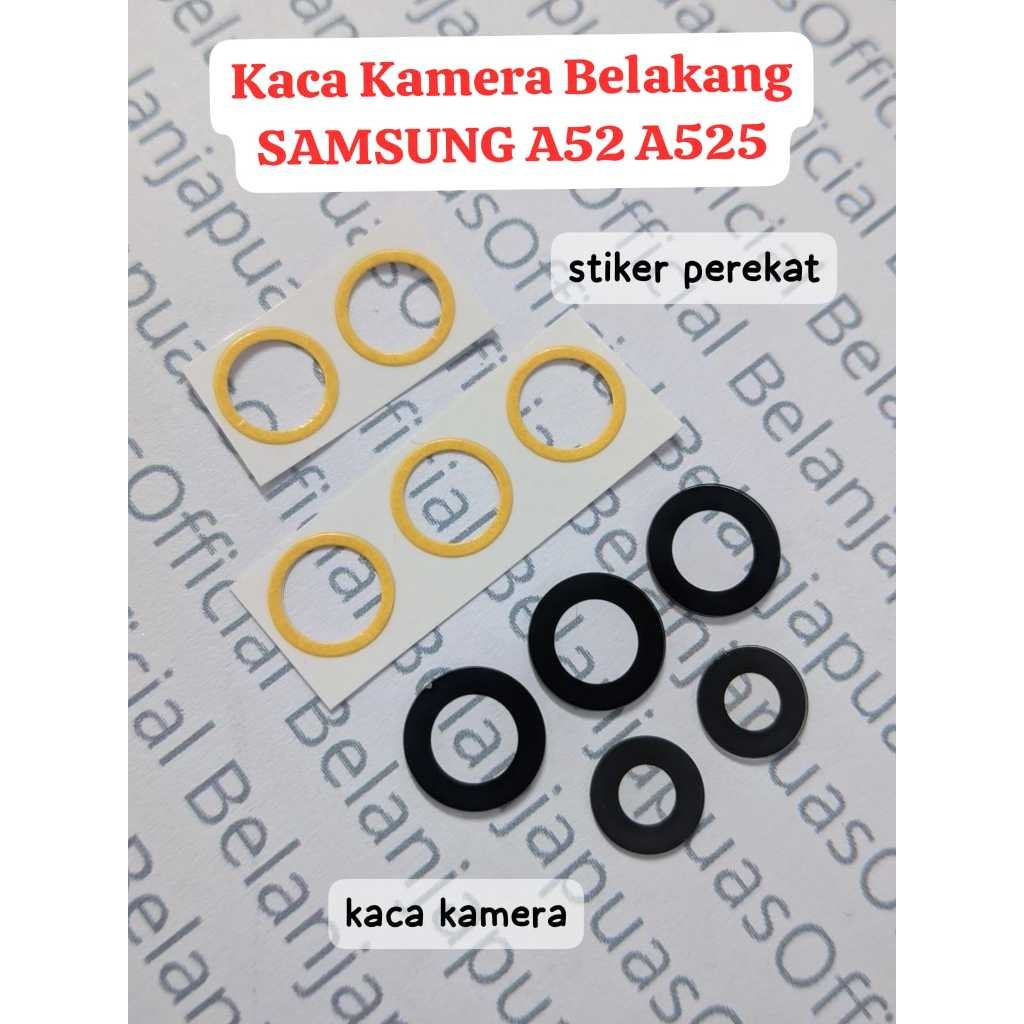 Lensa Kaca Pengganti Kamera Belakang Sparepart SAMSUNG GALAXY A52 A525 / A52S / A72